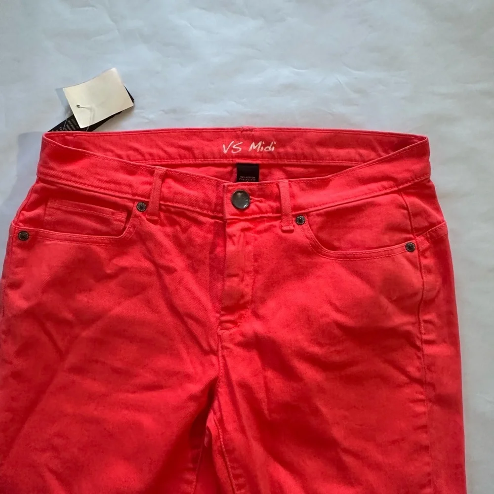 VS Midi Women's Red Jeans